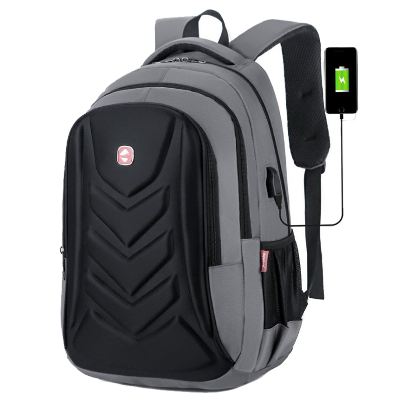 Laptop-Rucksack mit USB-Ladeanschluss und Diebstahlschutz – Bild 3 | LuxeStyle
