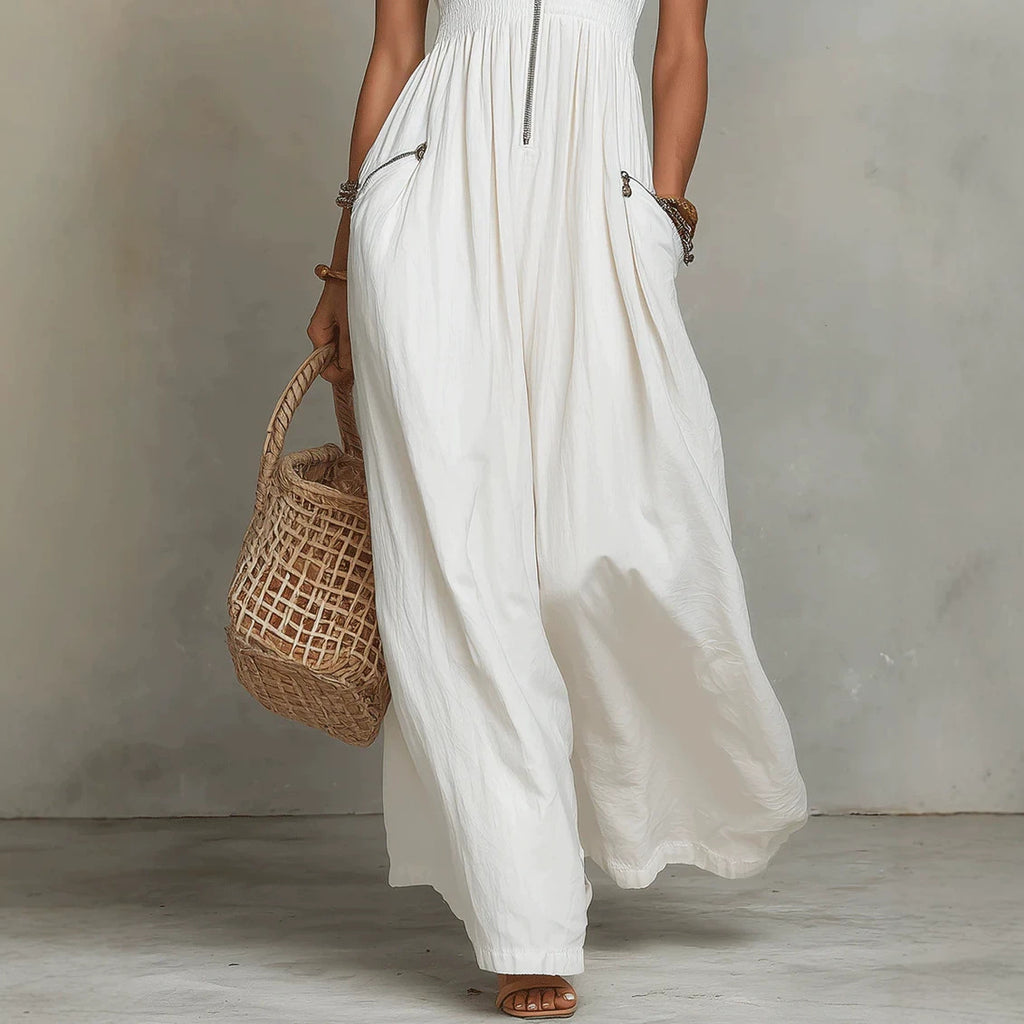 Boho-Maxikleid mit V-Ausschnitt – Bild 3 | LuxeStyle