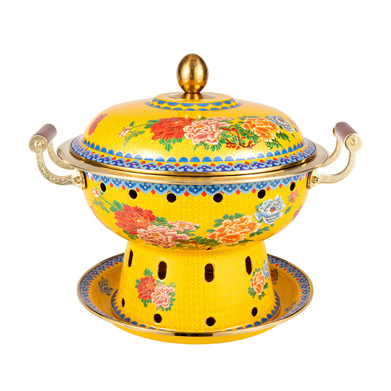 Kupfer Hot Pot Ofen mit Emaille