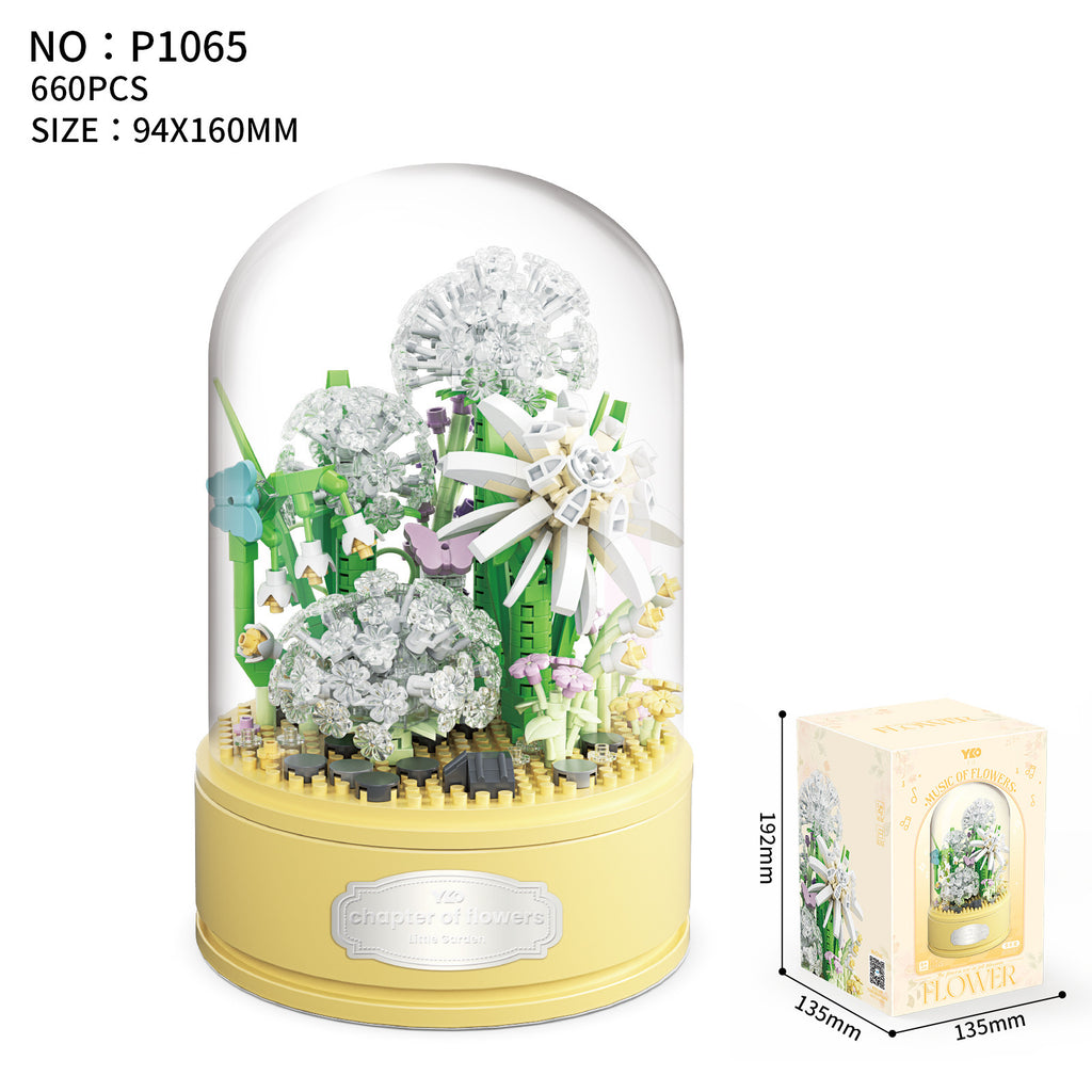 Blumenstrauss-Musikbox Baustein-Set – Bild 7 | LuxeStyle