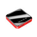 Mini Powerbank mit Spiegel und Digitalanzeige