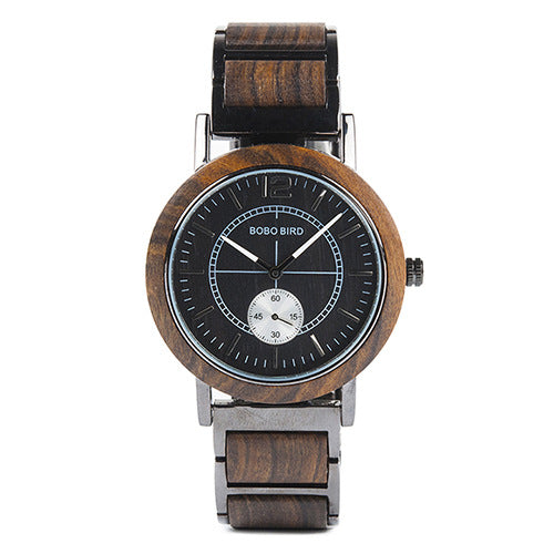 Holz-Uhr Männer R12/R13 43,7 mm – Bild 9 | LuxeStyle