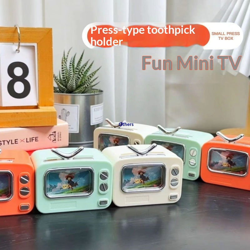 TV-Zahnstocher-Box im japanischen Stil
