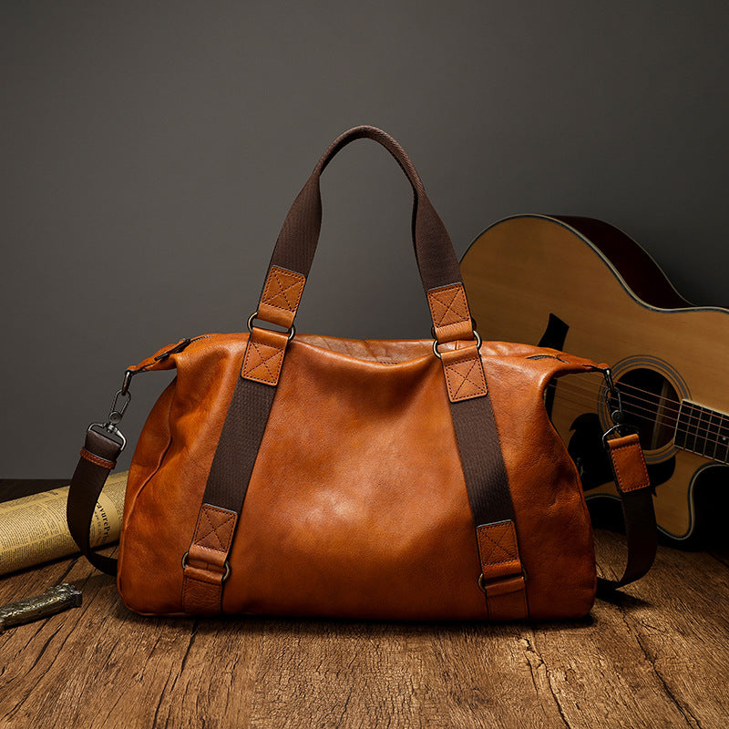 Schultertasche aus Rindsleder – Bild 5 | LuxeStyle