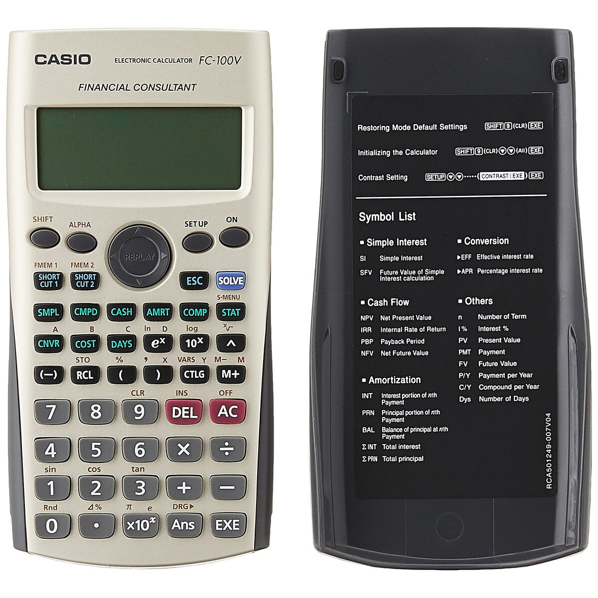 Finanztaschenrechner Casio FC-100V