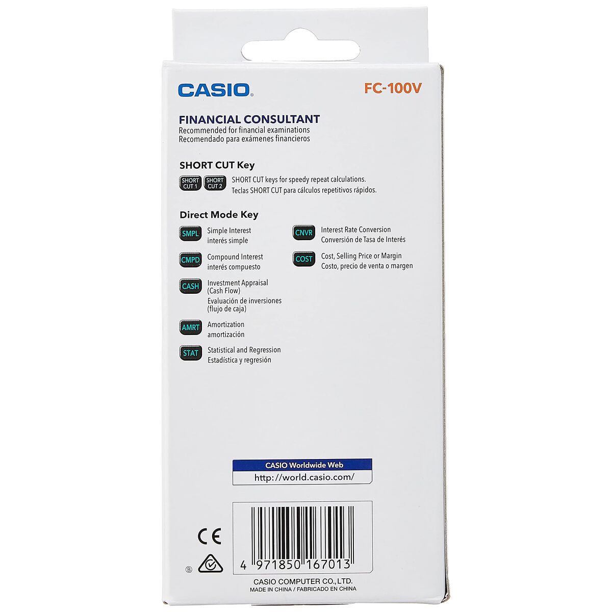 Finanztaschenrechner Casio FC-100V