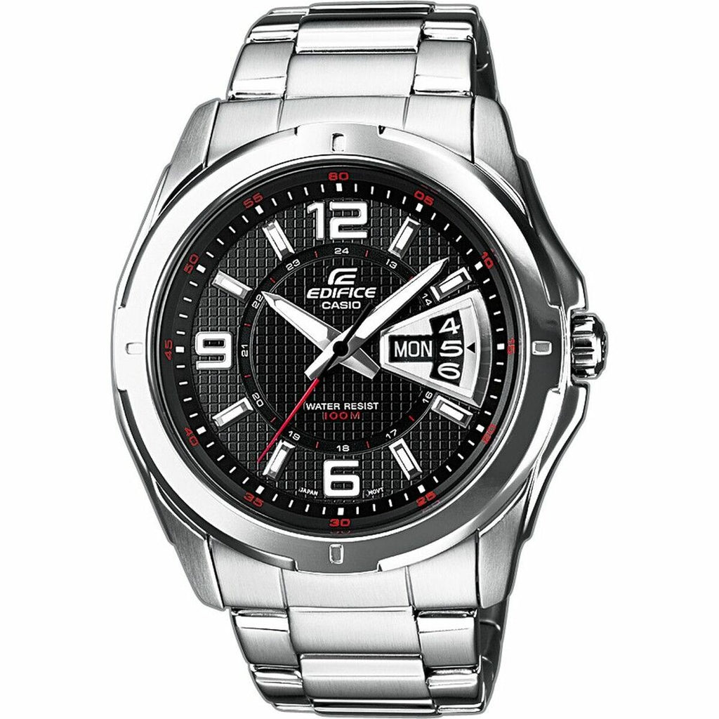 Herrenuhr Casio CLASSIC DAY DATE - BLACK Schwarz Silberfarben (Ø 45 mm