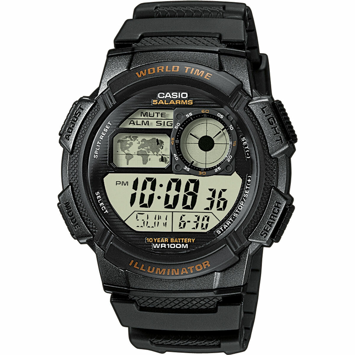 Herrenuhr Casio AE-1000W-1AVEF Schwarz Grau (Ø 43 mm) (Ø 45 mm)