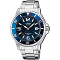 Herrenuhr Casio LTP-1280SG-9AEF Blau Gold Silberfarben (Ø 43 mm) (Ø 42