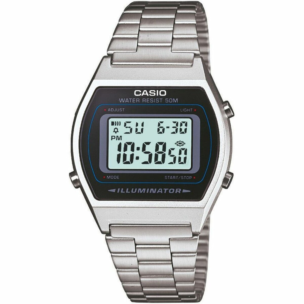 Herrenuhr Casio B640WD-1AVEF Schwarz Silberfarben