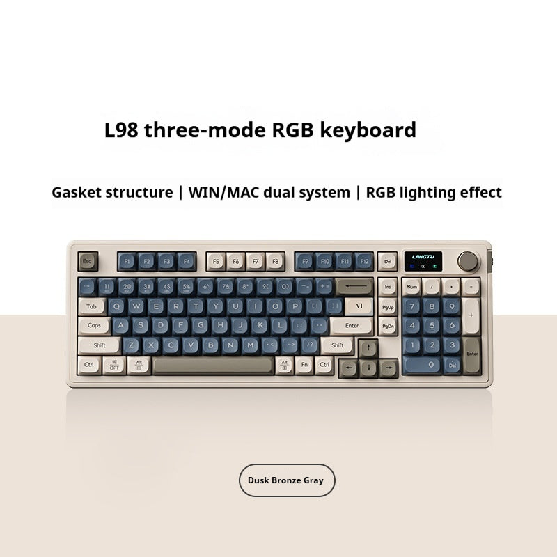 RGB-Keyboard mit Kabel und Bluetooth | LuxeStyle