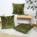 Jacquard Kissenbezug mit Stickerei