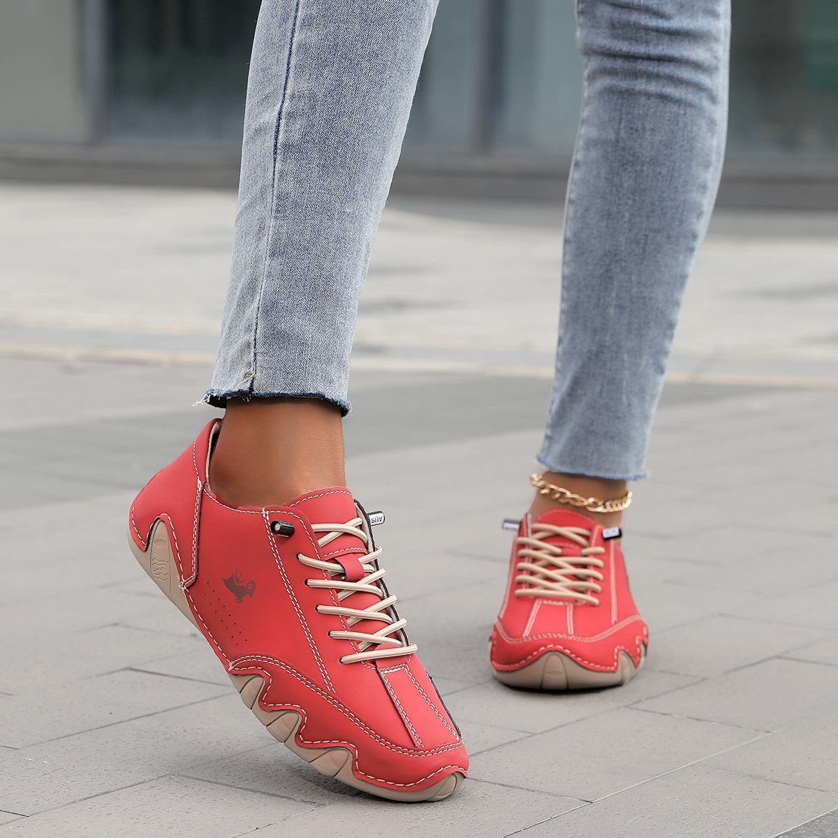 Damen-Schuhe aus Leder