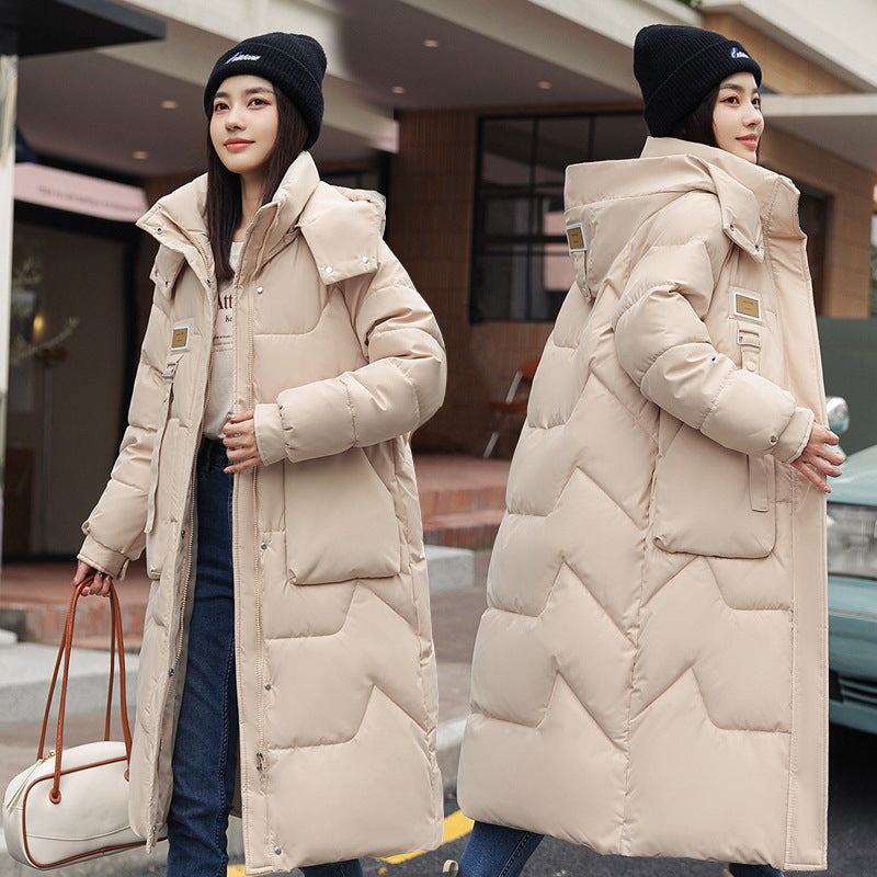 Gepolsterte Daunenjacke mit Kapuze | LuxeStyle