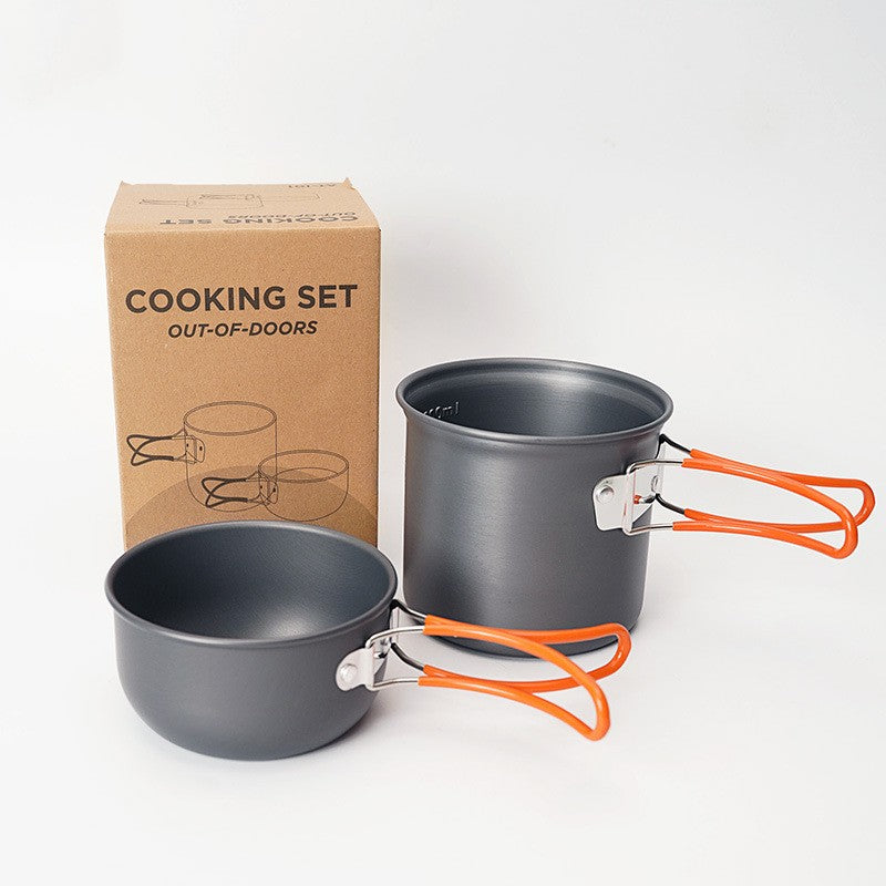 Camping Kochset mit Topf und Deckel – Bild 3 | LuxeStyle