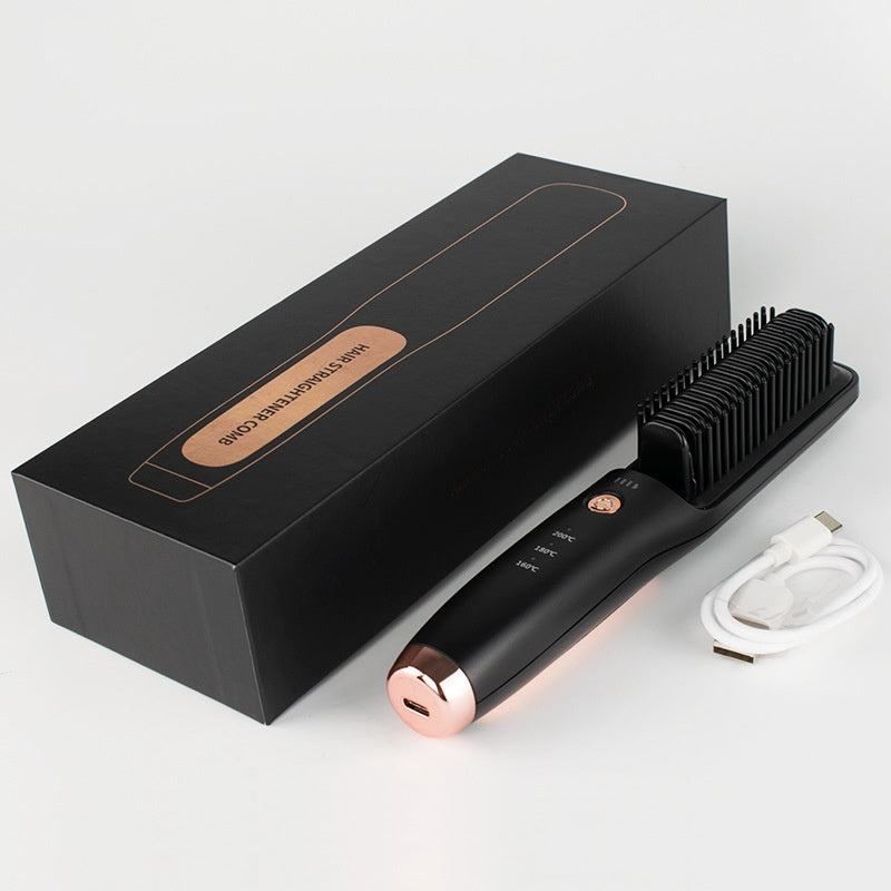 Kabelloser 2-in-1 Glätt- und Lockenstab – Ansicht 2
