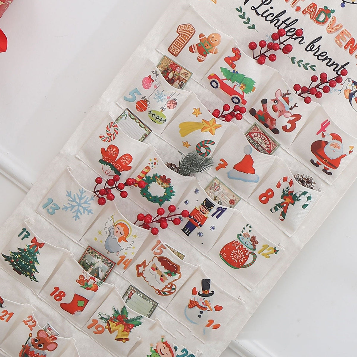 DIY Weihnachtskalender Geschenkbeutel 50x100 cm – Bild 2 | LuxeStyle