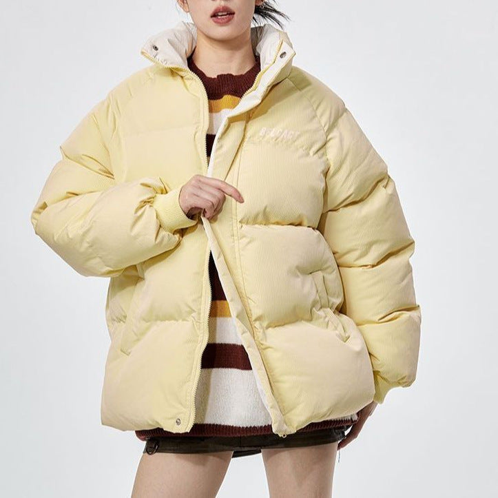 Gefütterte Jacke mit Stehkragen | LuxeStyle