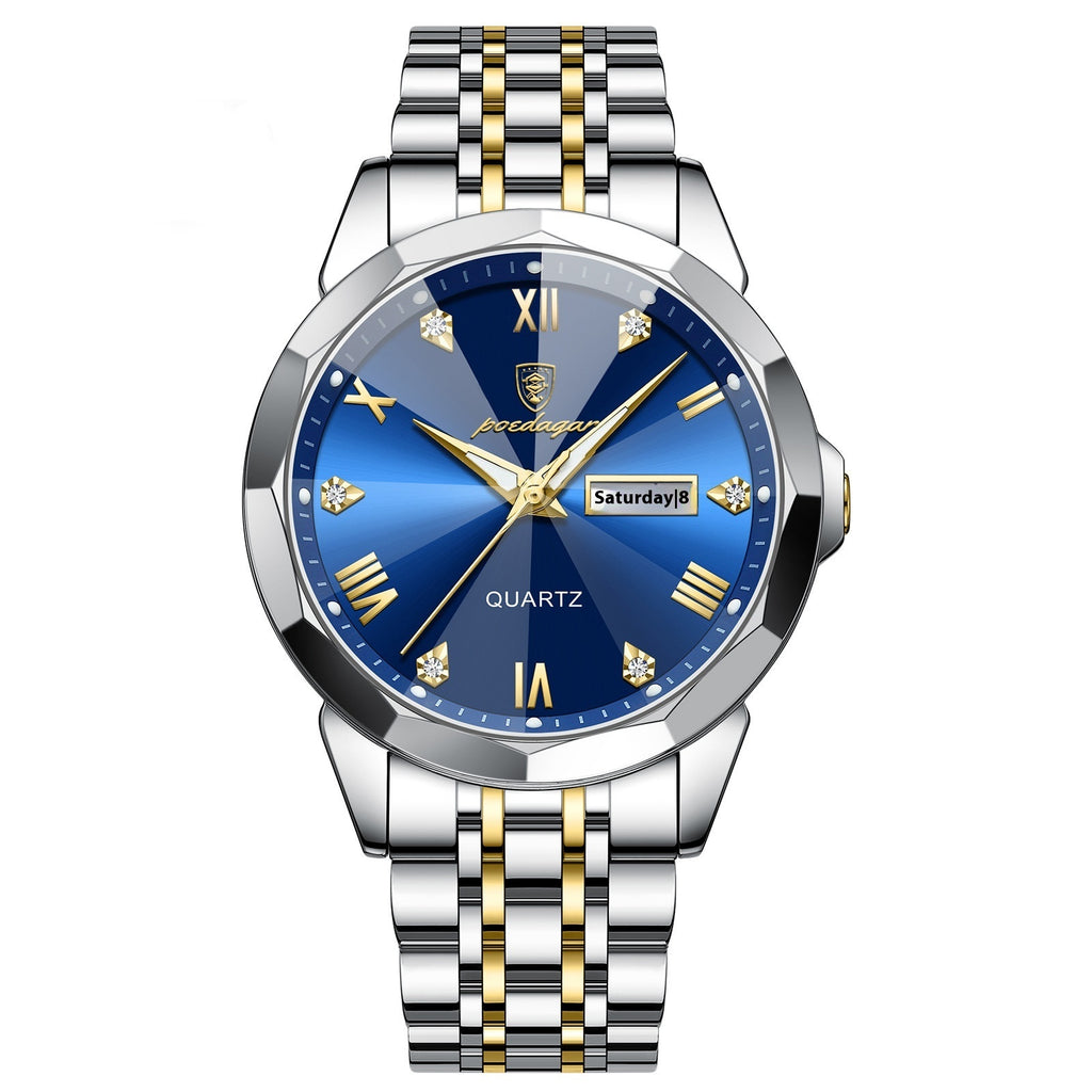 Wasserdichte Leuchtende Herrenuhr