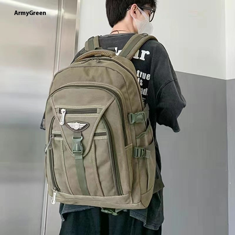 Robuster Canvas Rucksack für Alltag & Freizeit – Bild 3 | LuxeStyle