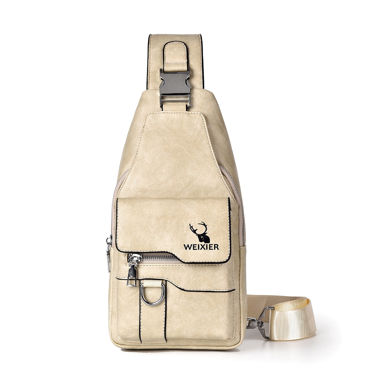 Grosses wasserdichtes Schultertasche Retro – Bild 5 | LuxeStyle
