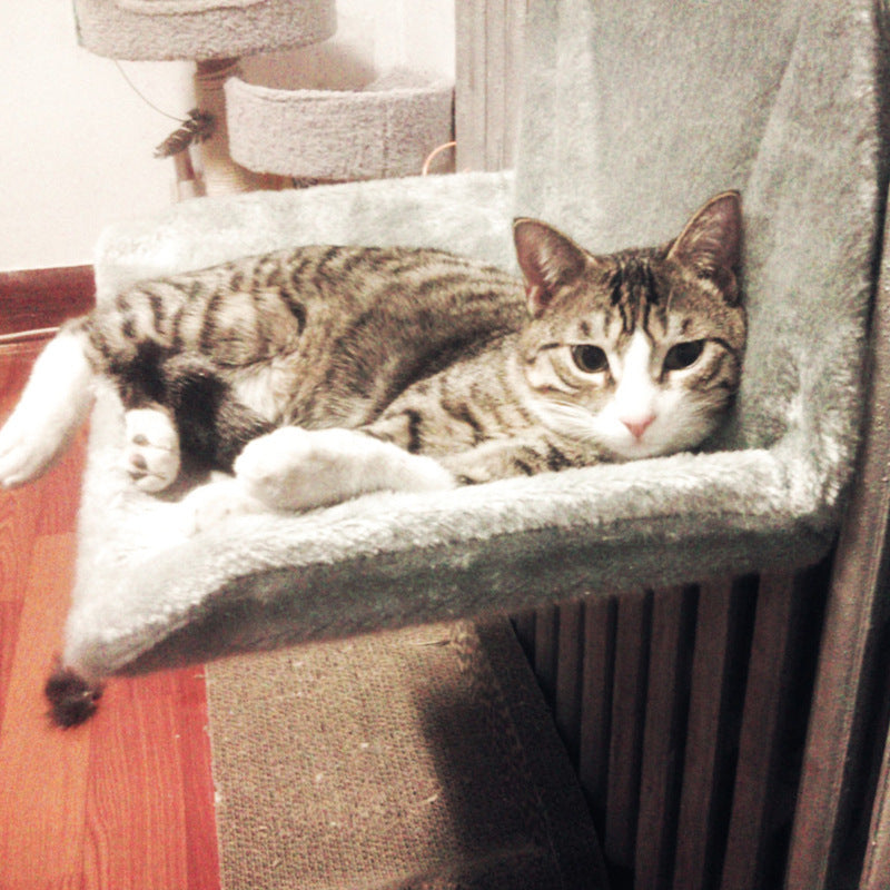 Superportables Katzenbett mit Stahlrahmen