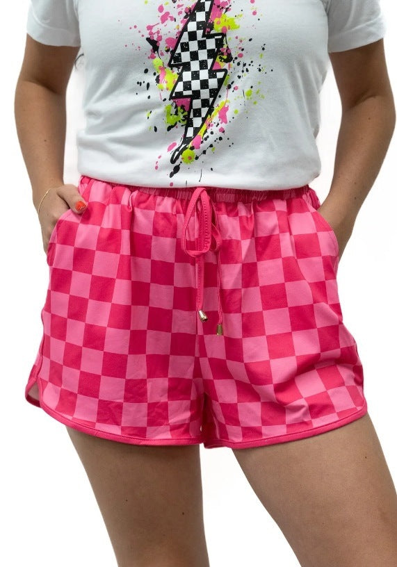 Freizeit-Shorts für Damen mit Kordelzug