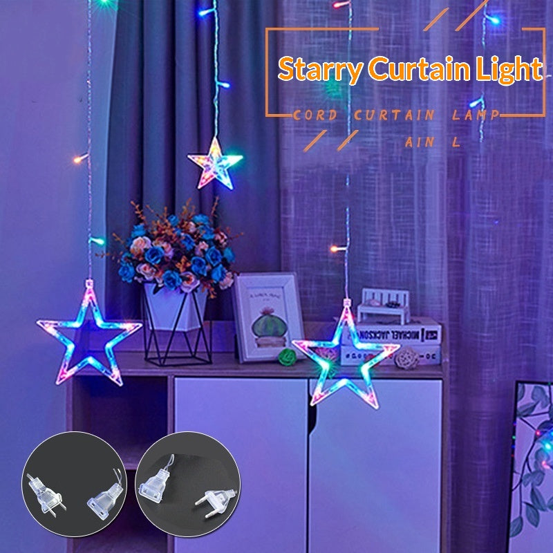 LED Vorhanglicht mit Sternen – 2,5 m – Bild 4 | LuxeStyle