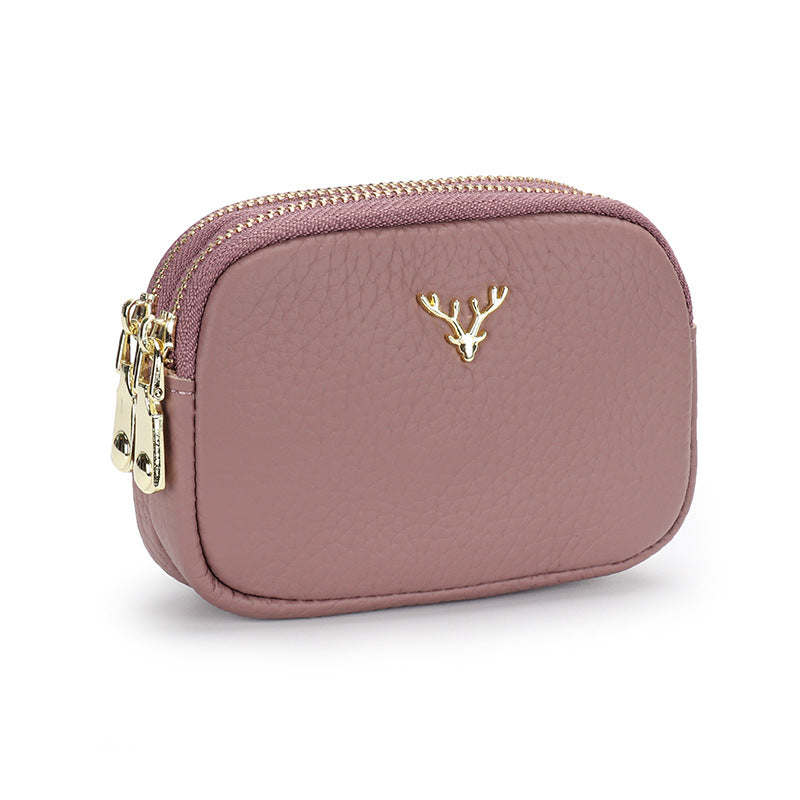 Mini-Portemonnaie aus echtem Leder – Bild 7 | LuxeStyle