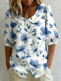 Damen Print-Top mit 3D-Effekt