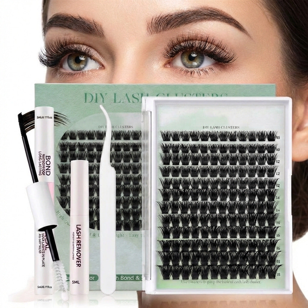 DIY-Wimpernkits vollvolumig, gkrümmt