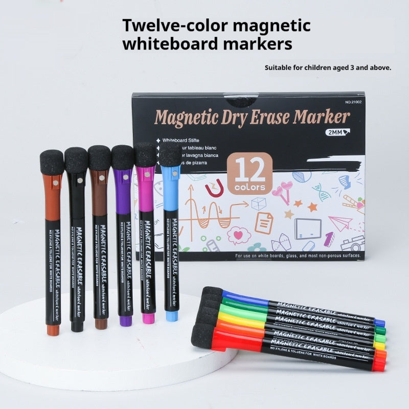 Magnetische Whiteboard Marker, 12er-Set | LuxeStyle