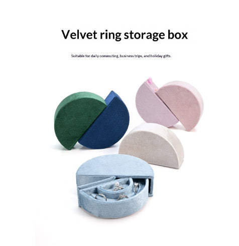Samt Ring-Aufbewahrungsbox | LuxeStyle