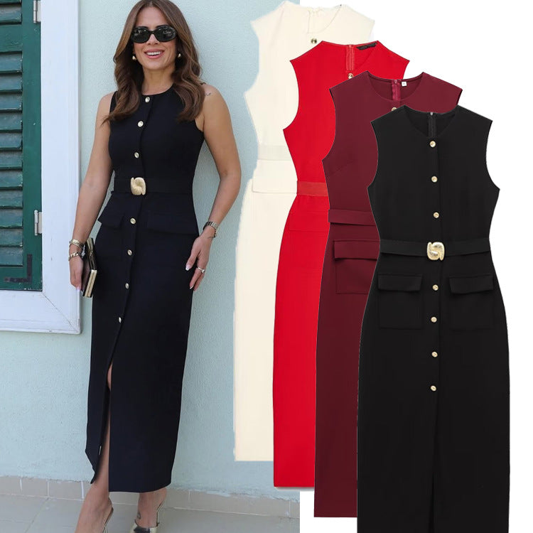 Ärmelloses Kleid im American-Stil – Bild 6 | LuxeStyle