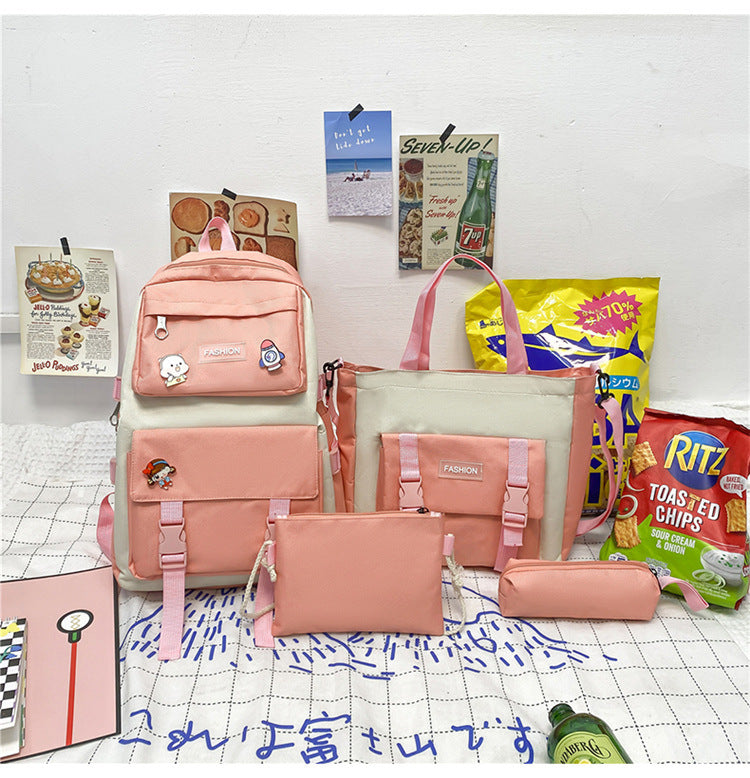 Vierteil-Set Rucksack aus Oxfordstoff – Bild 2 | LuxeStyle