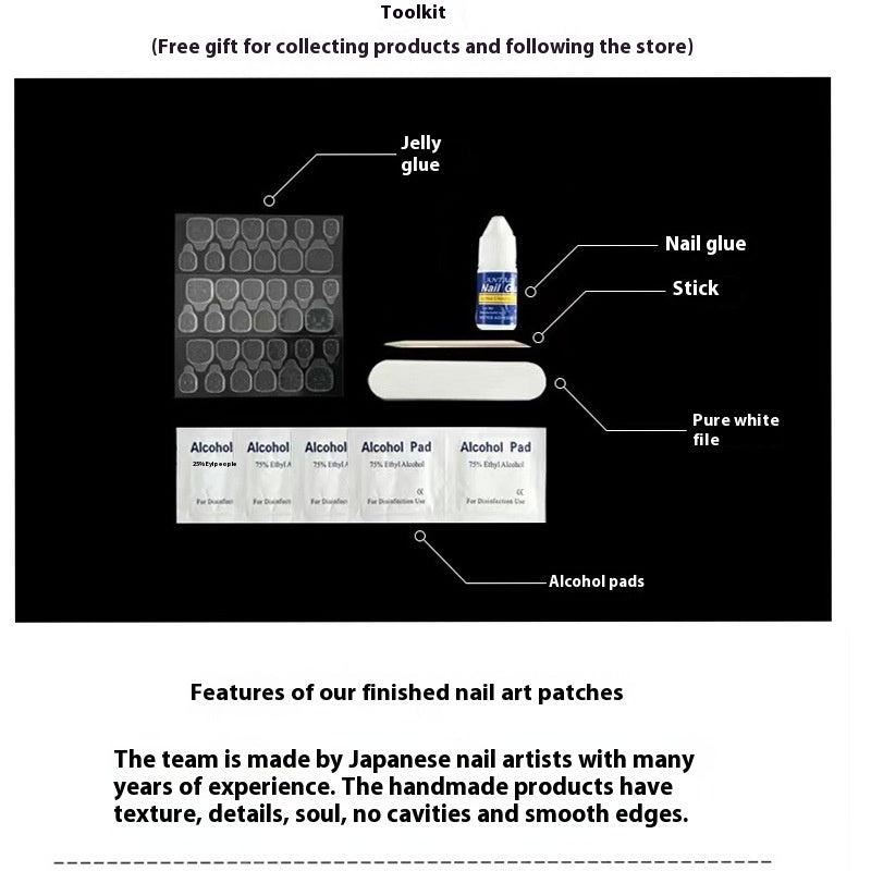 Aufklebe-Fingernägel Blau Sternenhimmel – Bild 7 | LuxeStyle