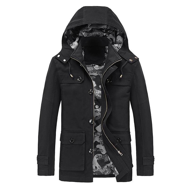 Trenchcoat für Herren, mittellang, Slim-Fit – Bild 2 | LuxeStyle