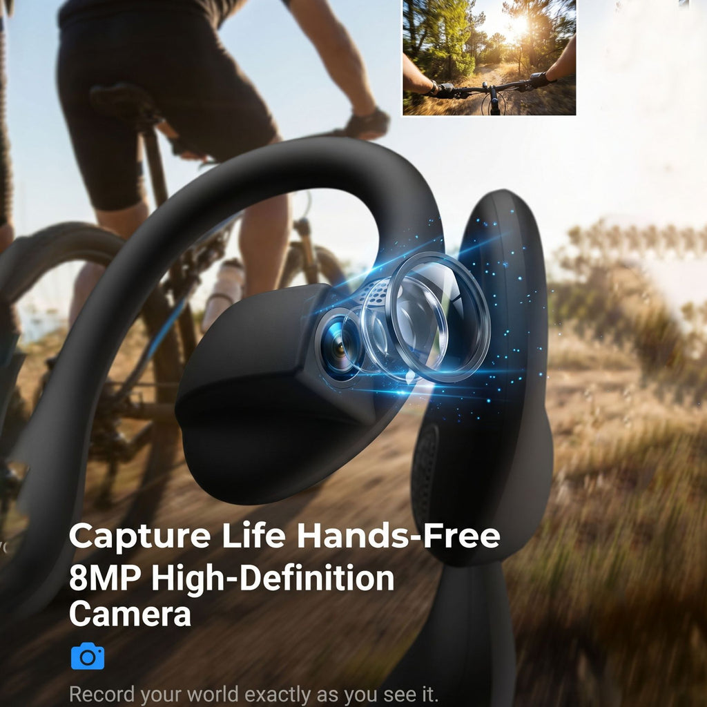 Smarte Bluetooth-Kopfhörer mit Kamera