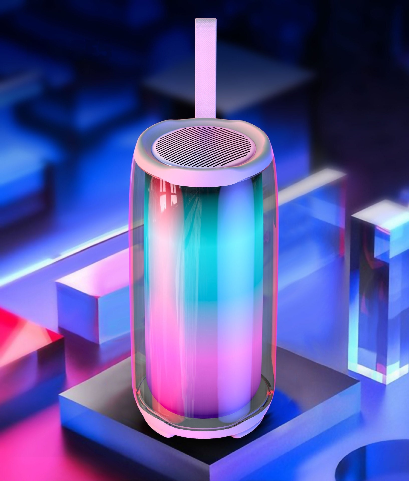 Bluetooth-Lautsprecher mit Farblicht