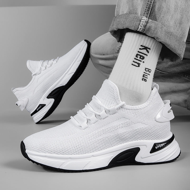 Laufschuhe mit unsichtbarer Fersenerhöhung