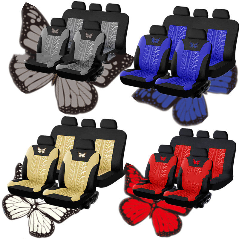 Schmetterling Auto Sitzbezug aus Baumwolle – Bild 5 | LuxeStyle