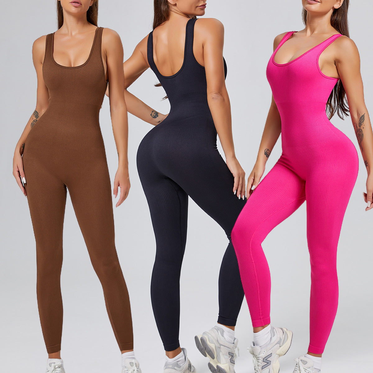 Formender U-Neck Bodysuit aus Strick