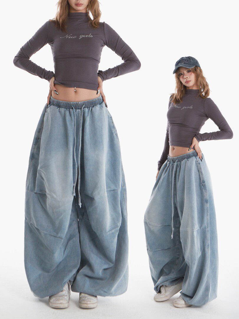 Bequeme, weiter Jeans