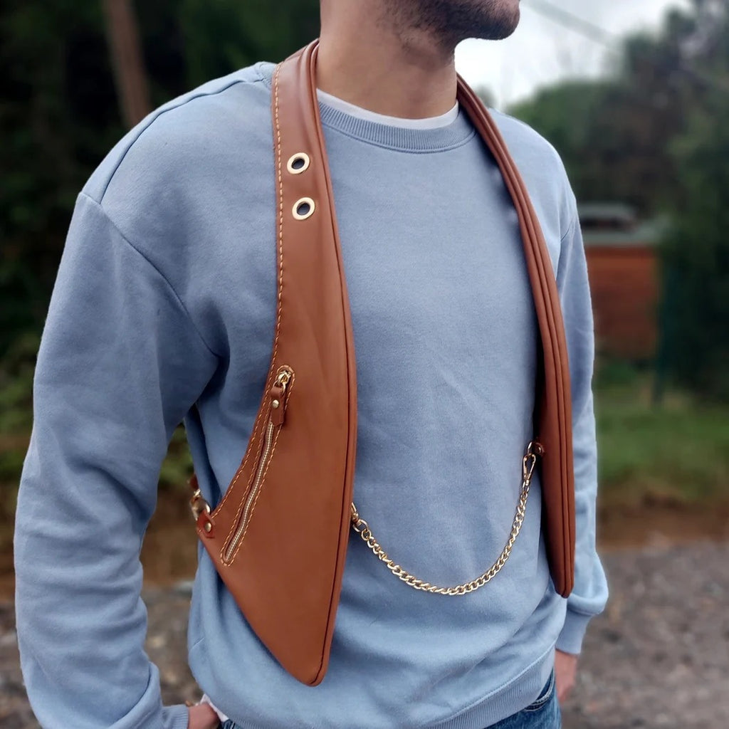 Unisex Leder-Münzbeutel für den Alltag | LuxeStyle