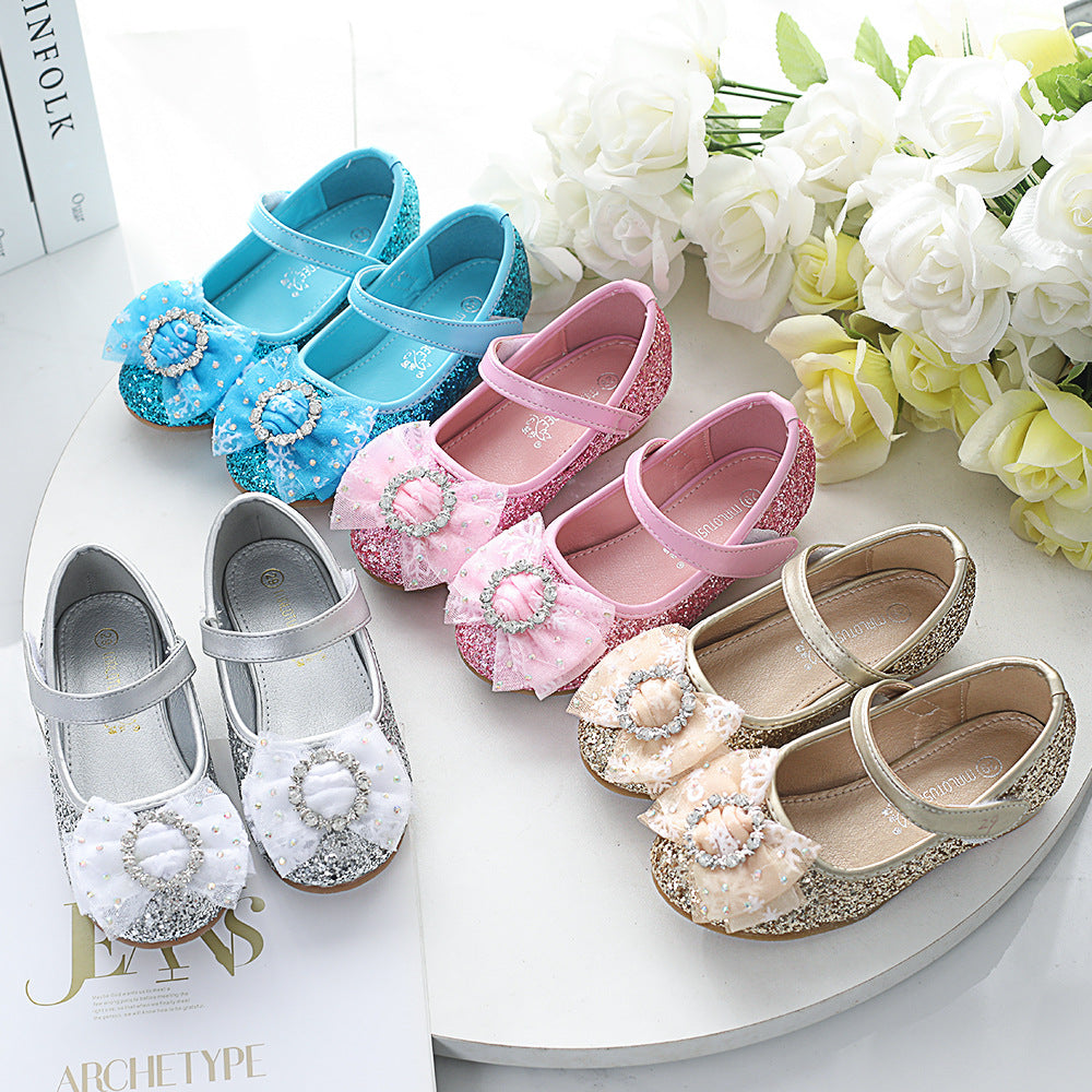 Mädchen Prinzessinnen-Schuhe mit Strass