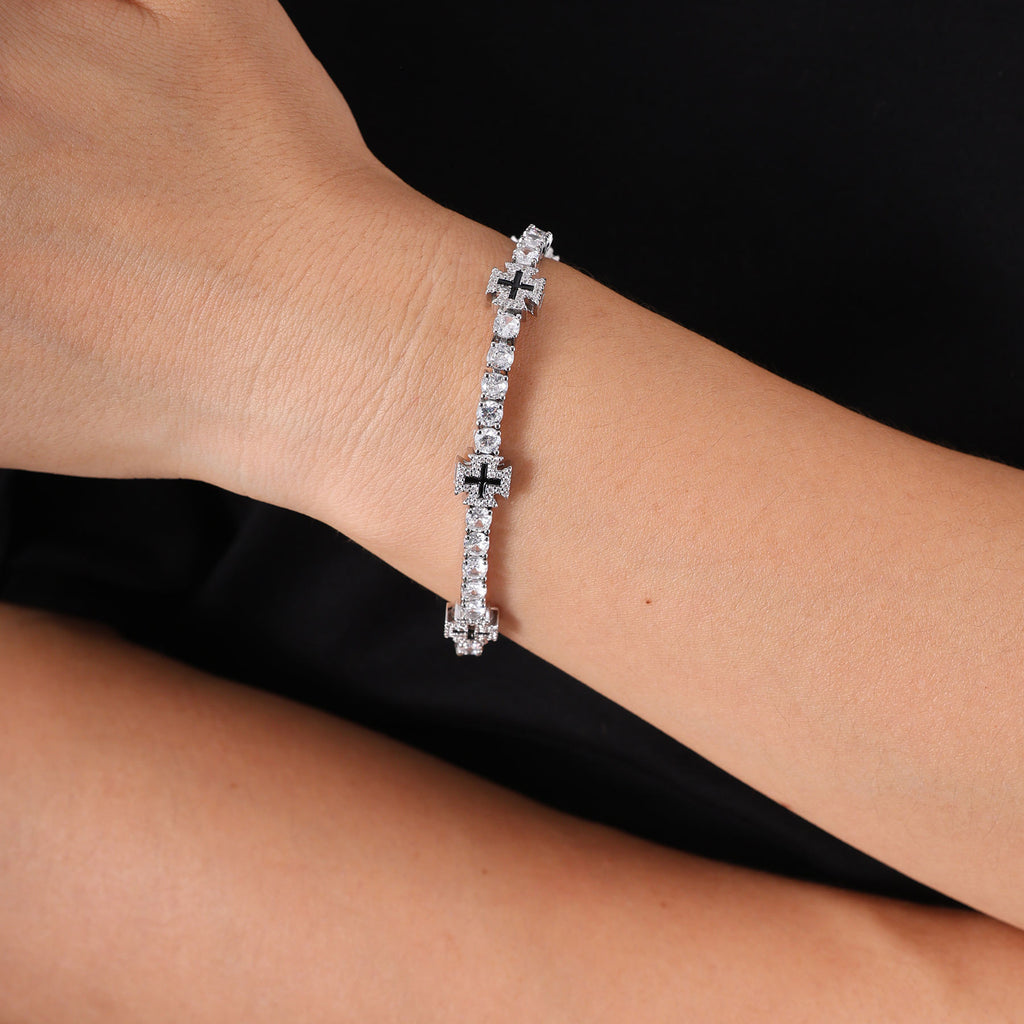 Kreuz Tennis Armband – Bild 3 | LuxeStyle