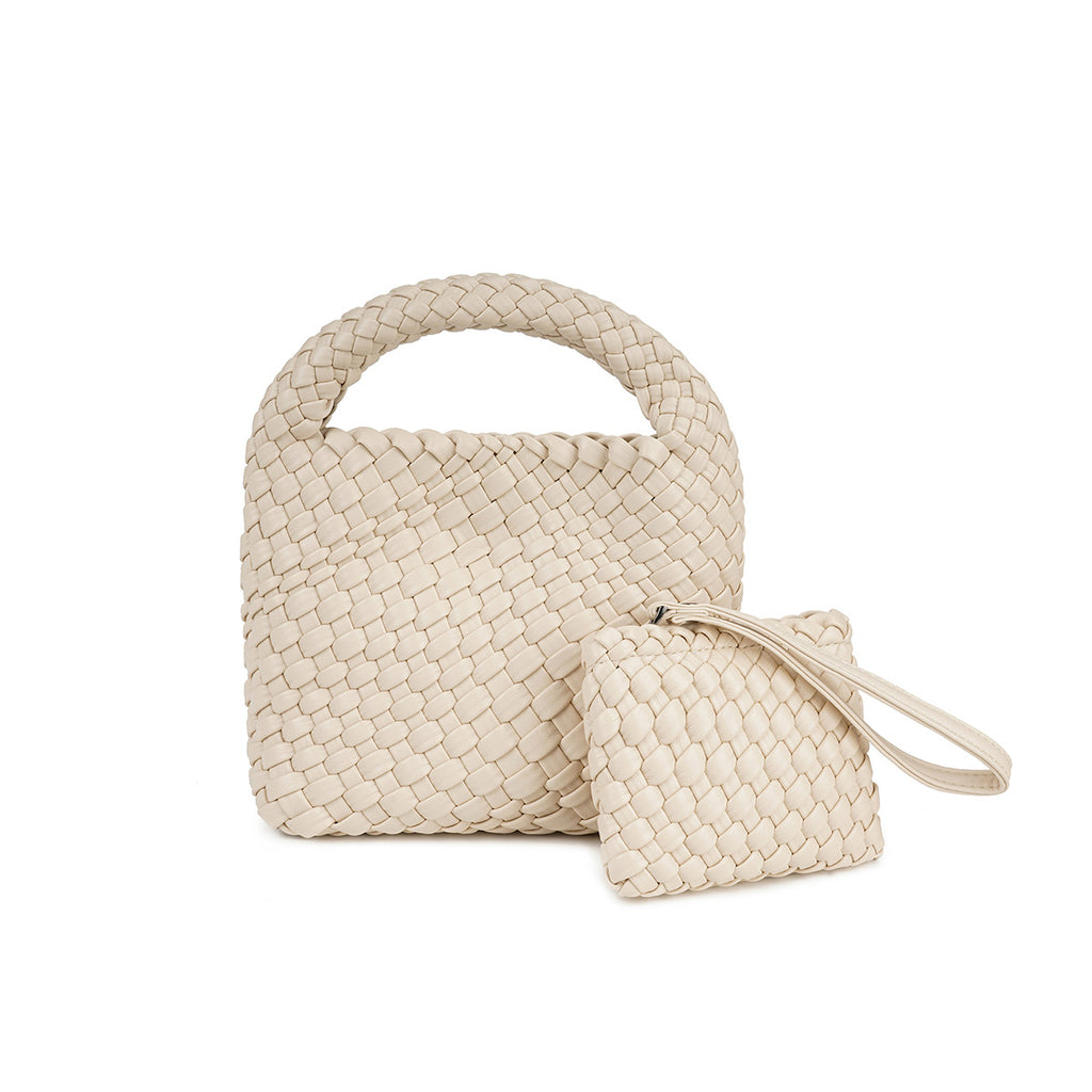 Handgewebte Umhängetasche mit Kette – Bild 15 | LuxeStyle