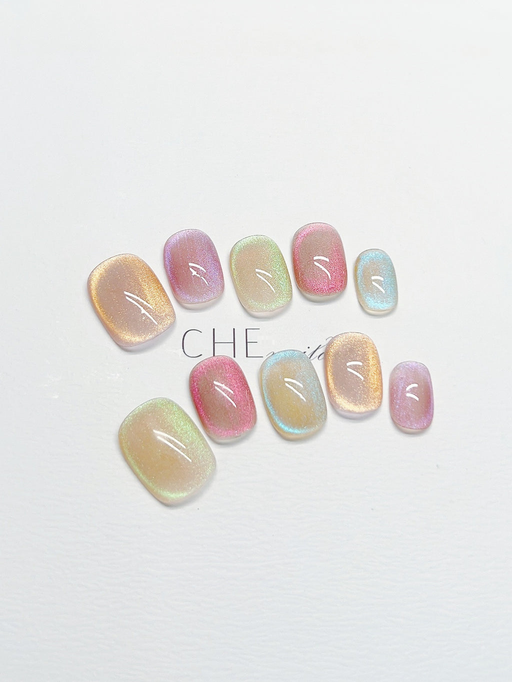 Dopamine Cat's Eye Press-on Nägel – Bild 3 | LuxeStyle