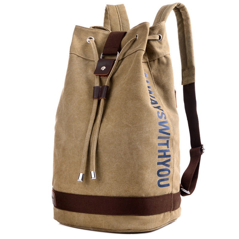 Canvas Rucksack mit Tragegriff – 25x45x23 cm – Bild 2 | LuxeStyle
