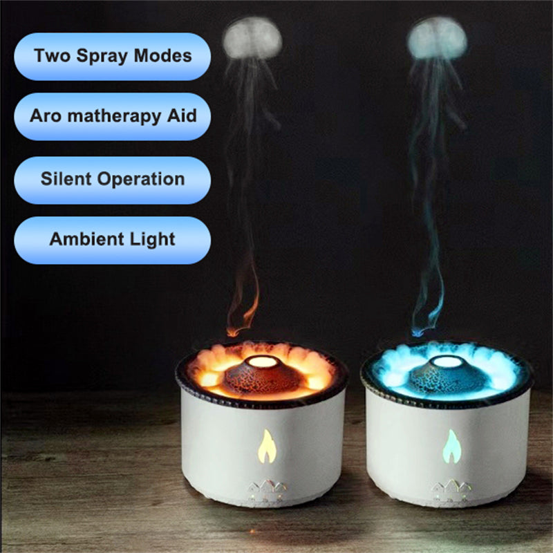 Vulkan Aroma Diffuser mit Flammen- & Quallen-Effekt – Bild 6 | LuxeStyle